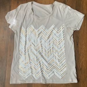 J Crew Chevron Tee